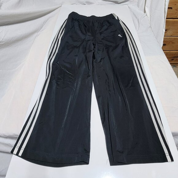 Adidas 3-Stripes Tricot Open Hem Track Pants – Black/White – Men’s XL - Picture 1 of 5